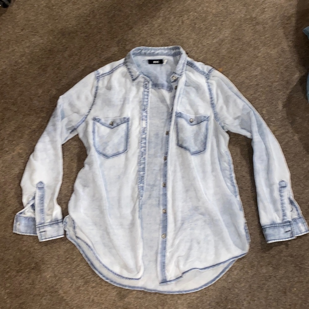 Light weight Jean button up